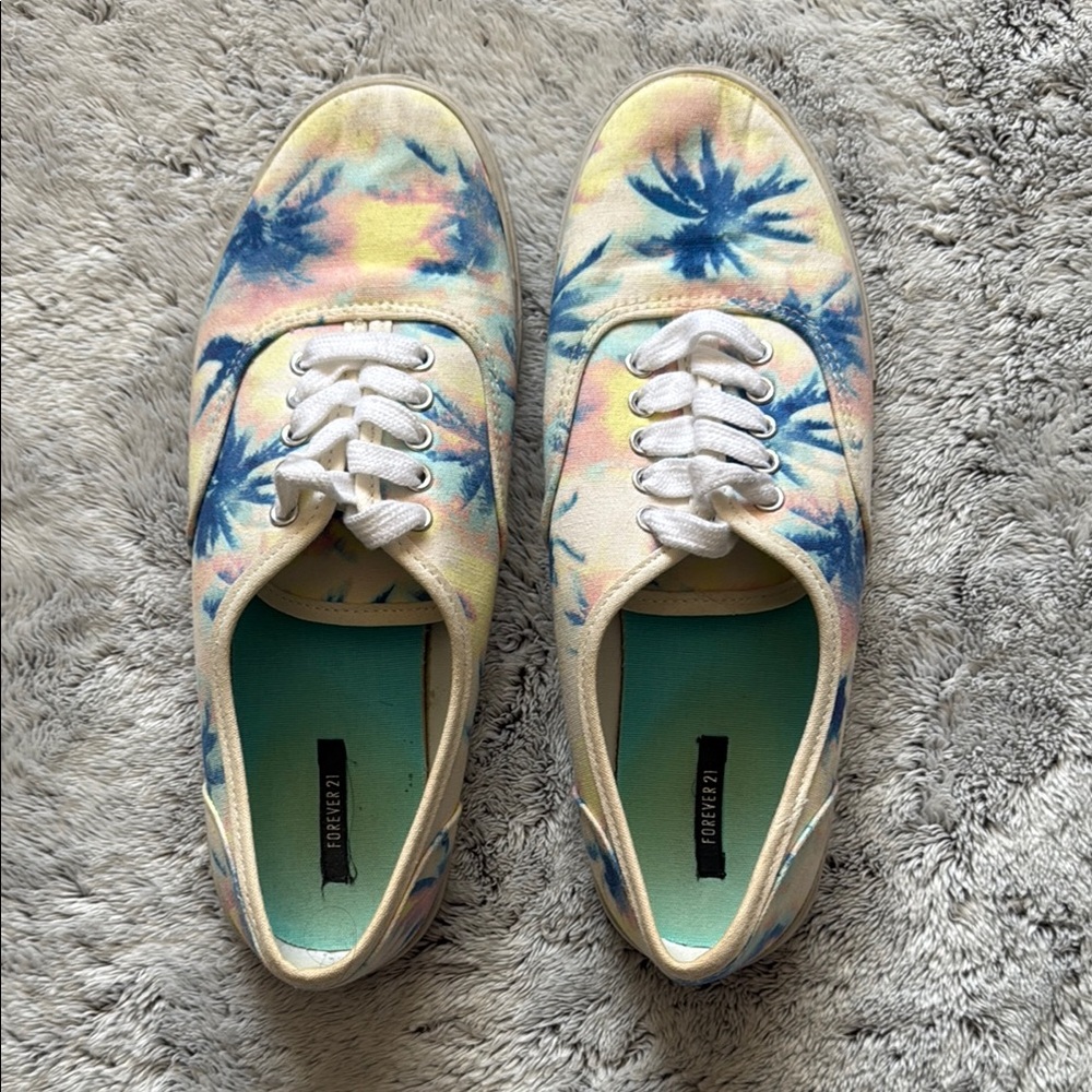 Tropical Canvas Slip-on Sneakers